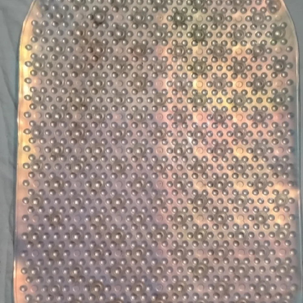 Holographic Iridescent Bath Mat Urban Outfitters